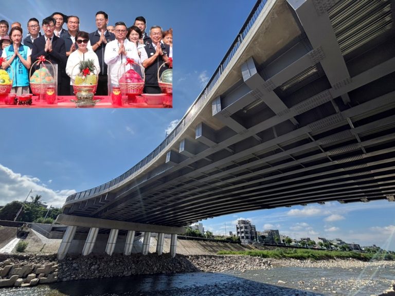 坪林新橋通車 盧秀燕:實現地方十多年期盼