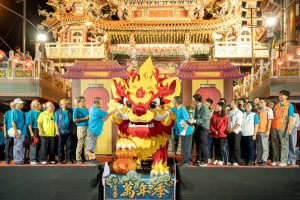 火獅開光點睛 左營萬年季熱鬧登場