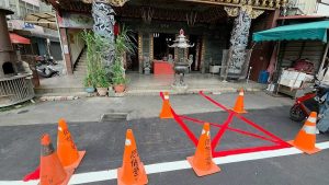 埔里路面重鋪 私劃紅線可罰2400元