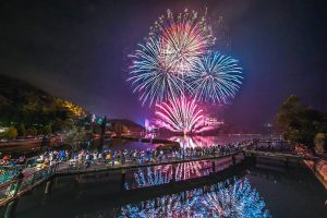 日月潭10/17花火節 加強清除卡位腳架