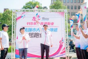 全民運聖火傳遞 張善政邀共迎盛會