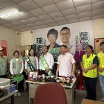 高大成陪同葉繼元車掃