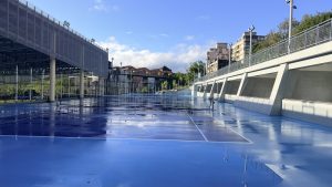 市立田徑場積水 市府:非工程漏水
