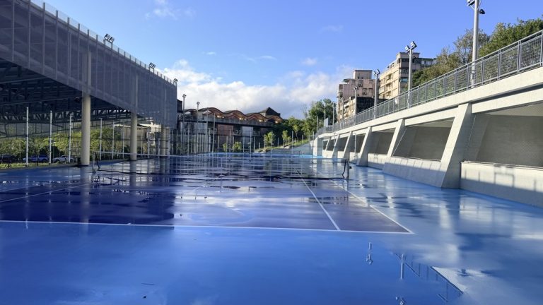 市立田徑場積水 市府:非工程漏水