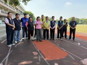 楊瓊瓔爭取中央1239萬補助 翻新神岡高工、六寶國小跑道球場