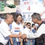 許淑華陪詹淵州掃市場 喊話縣鄉聯手拚建設