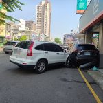 休旅車連環撞駕駛棄車逃逸 警全力追緝到案