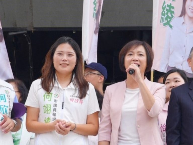 何欣純連趕3場 為參選人站台