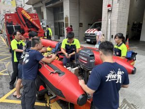 消防局加強整備 籲防範明顯風雨