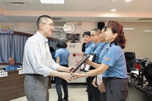 謝國樑力挺義消 裝備升級強化安全