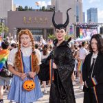 台灣同志遊行 鄭麗文裝扮黑魔女