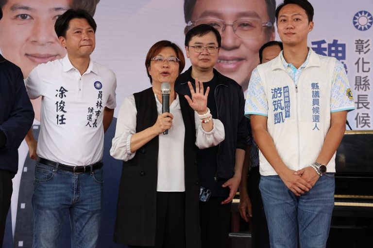 員林市長候選人涂俊任競總成立 彰化縣長王惠美站台力挺