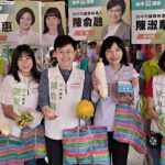 民進黨5位女性立委議員水湳市場拜票