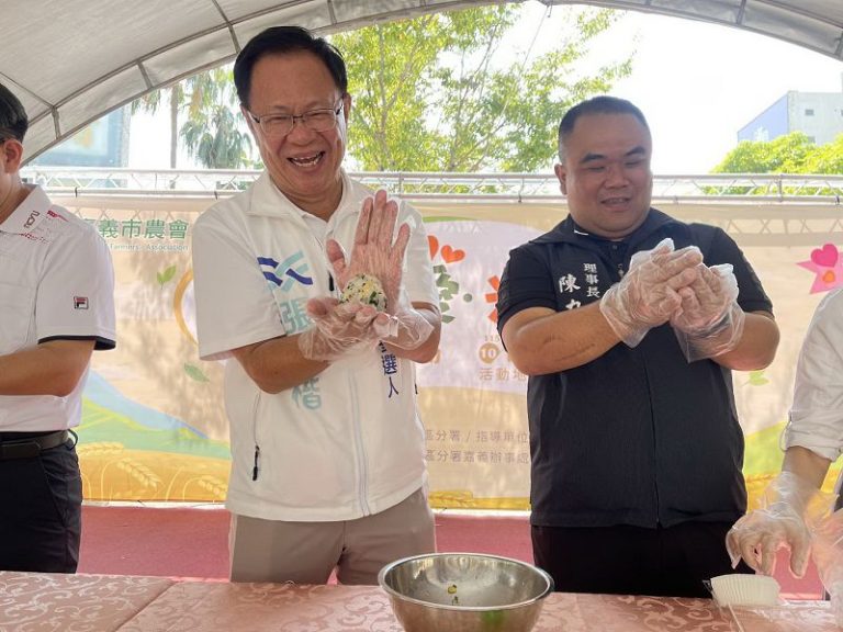 張啓楷出席「食農有愛‧米香傳善」活動