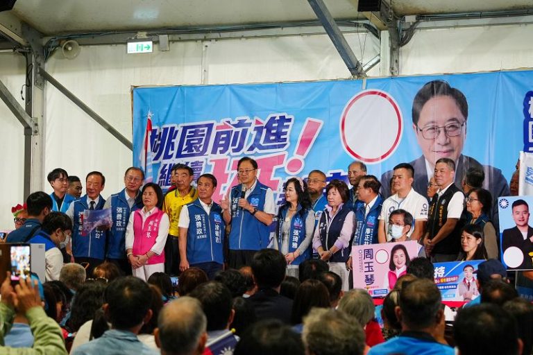 張善政馬拉松輔選七戰將 展現桃園大家長號召團結氣勢