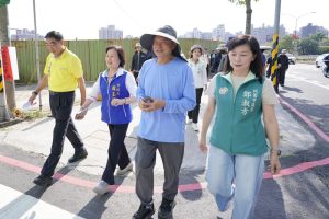 捷運進楊梅 劉慶豐率隊踏勘路廊