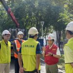 林欽榮視察鳳山綠園道路樹加固作業 強化城市防颱韌性