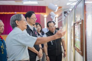 桃市重陽季銀髮書畫聯展 登場