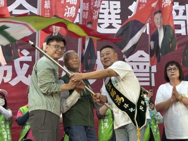 江瑞鴻競選總部成立 人潮擠爆會場