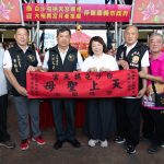 白沙屯媽祖粉紅超跑 駐駕嘉市府