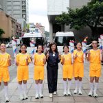 全民運聖火抵基隆 邱佩琳熱情迎接
