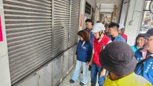 謝國樑走訪西定及南榮路關心店家防汛