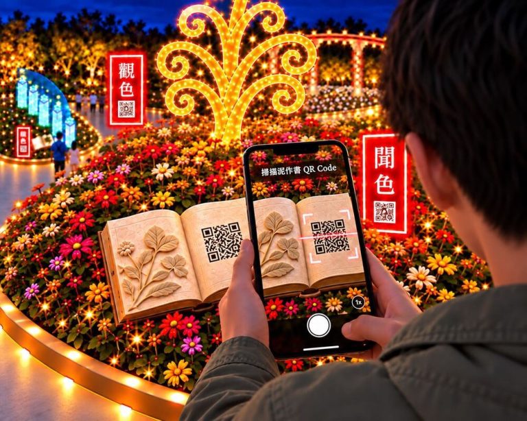 雅聞五感花園 打造浪漫燈會新亮點