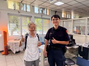 運動前手機先迷路 陽明警聯手司機助尋回