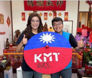 鄭麗文赴美濃為李振豪加油打氣