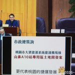 市政總質詢 錢龍關心A10車站土地開發案
