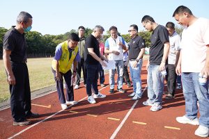 蔡其昌會勘爭取大楊國小跑道改建