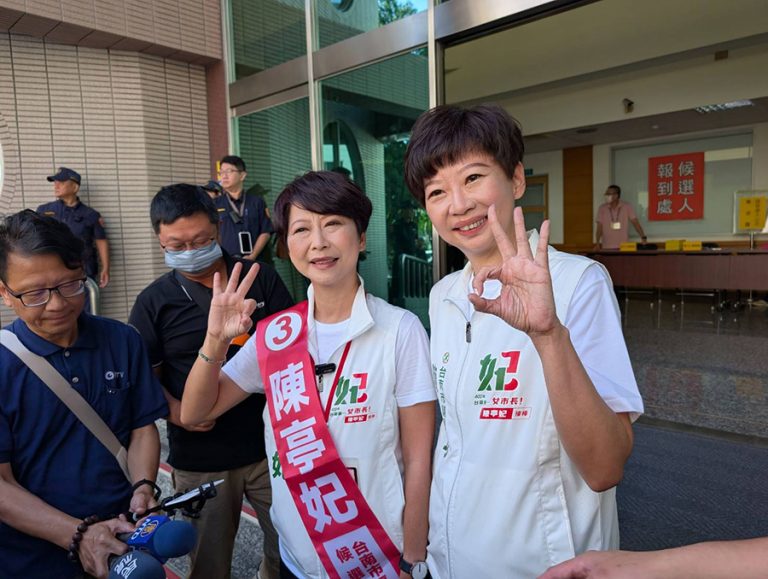 陳亭妃抽中③號 AI政見影片同步亮相