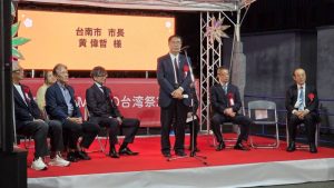 熊本臺灣祭開幕式 黃偉哲推廣臺南農產