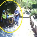挖土機山區作業不慎翻覆 豐警消合力救援